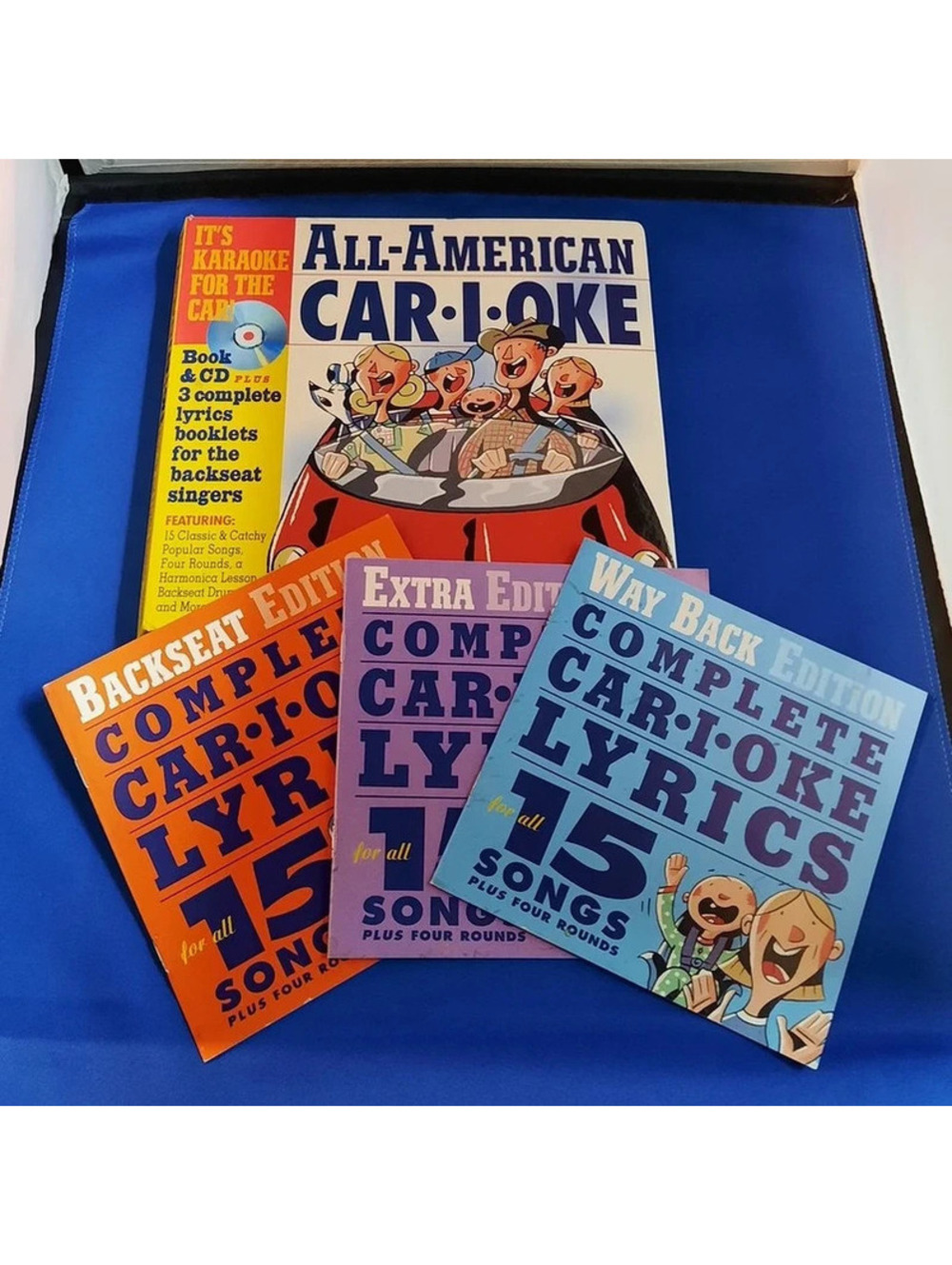 Vintage Karaoke Sing-Along Book with DVDs Set